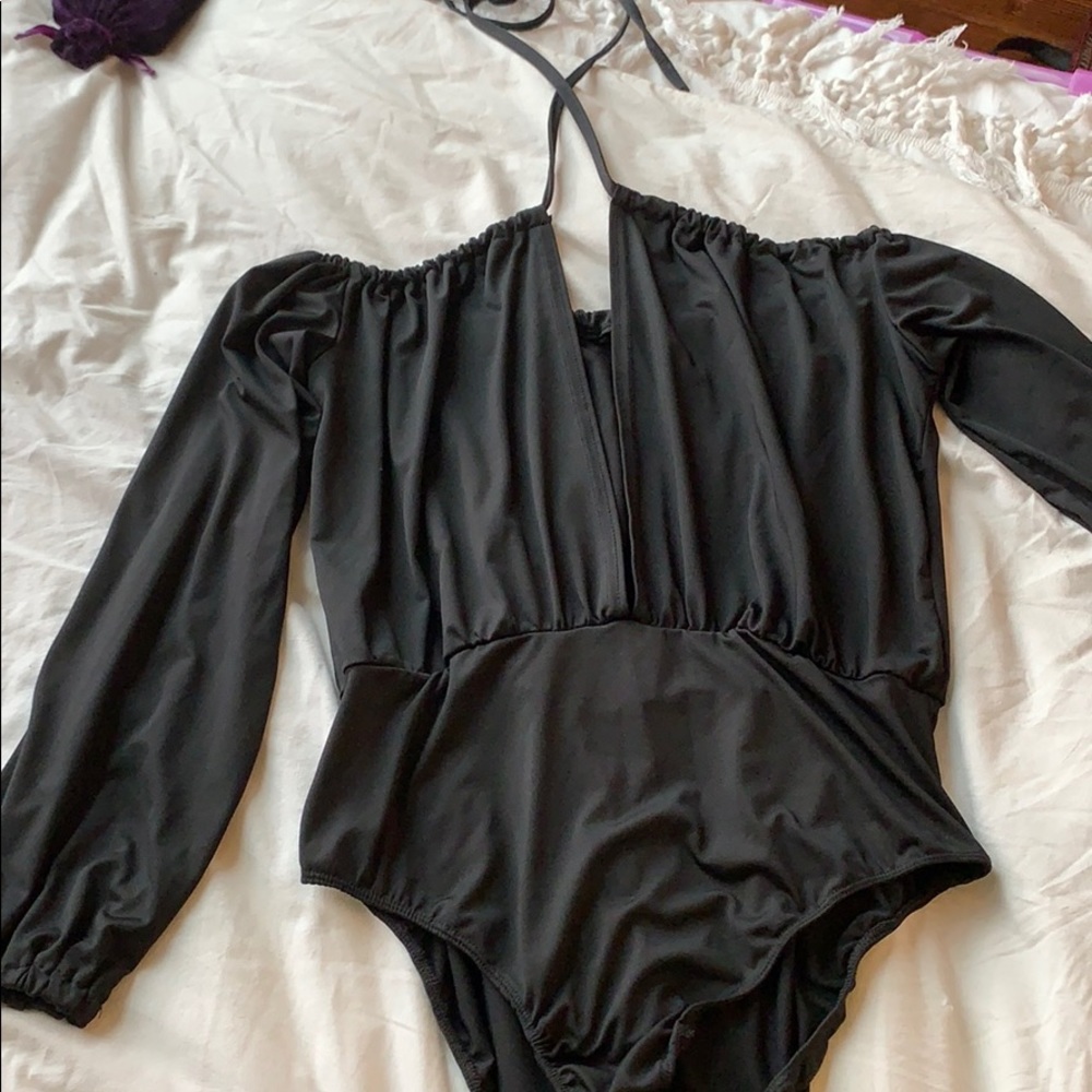 Plunge Off The Shoulder Bodysuit
